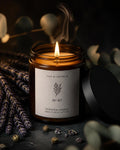 Amber jar scented candle